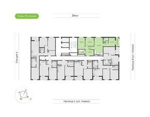 3-к квартира, вторичка, 77м2, 10/17 этаж