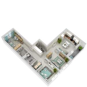 3-к квартира, сданный дом, 79м2, 4/17 этаж