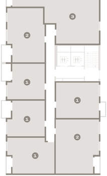 2-к квартира, вторичка, 73м2, 4/16 этаж