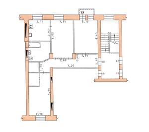 3-к квартира, вторичка, 79м2, 5/5 этаж