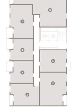 1-к квартира, вторичка, 52м2, 4/16 этаж