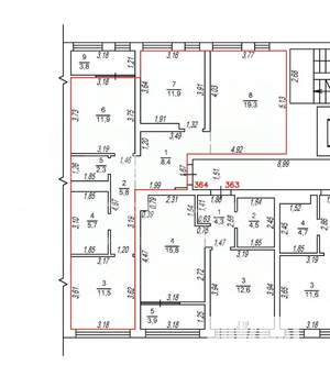 3-к квартира, вторичка, 80м2, 8/9 этаж