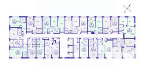 Студия квартира, строящийся дом, 27м2, 25/28 этаж
