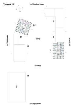 2-к квартира, строящийся дом, 30м2, 20/24 этаж