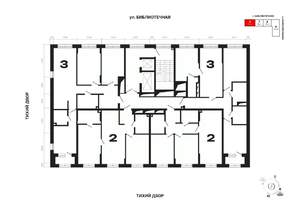 2-к квартира, вторичка, 62м2, 2/25 этаж
