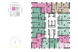 2-к квартира, вторичка, 49м2, 23/25 этаж