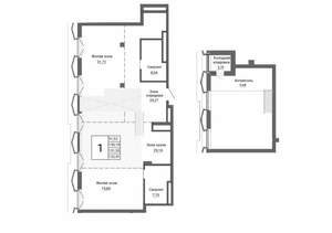 1-к квартира, вторичка, 130м2, 16/16 этаж