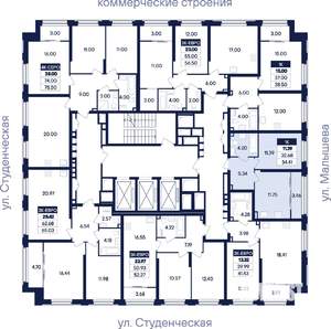 1-к квартира, вторичка, 34м2, 17/31 этаж