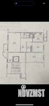 3-к квартира, вторичка, 72м2, 3/9 этаж