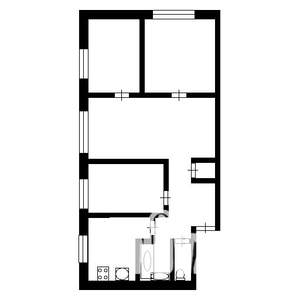 4-к квартира, вторичка, 62м2, 5/5 этаж