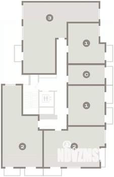 2-к квартира, вторичка, 64м2, 3/9 этаж