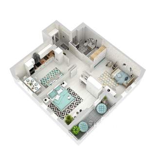 2-к квартира, вторичка, 61м2, 21/26 этаж