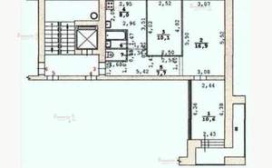 3-к квартира, вторичка, 58м2, 5/9 этаж