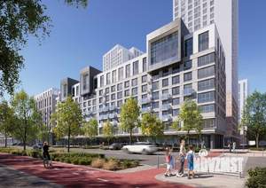3-к квартира, строящийся дом, 76м2, 6/9 этаж