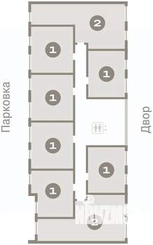 2-к квартира, вторичка, 61м2, 2/9 этаж