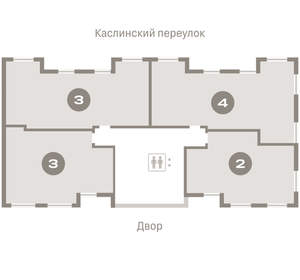 1-к квартира, вторичка, 85м2, 8/16 этаж