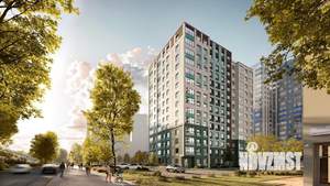 1-к квартира, строящийся дом, 37м2, 14/21 этаж