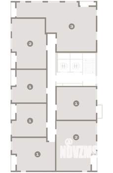 1-к квартира, вторичка, 52м2, 11/16 этаж