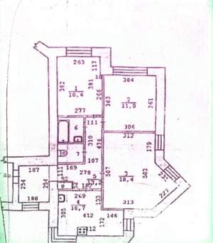 3-к квартира, вторичка, 69м2, 2/12 этаж