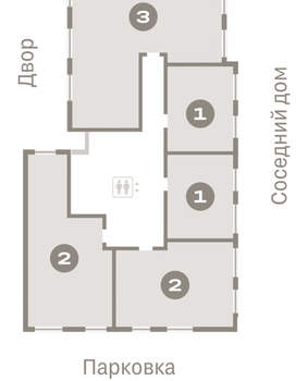 1-к квартира, вторичка, 37м2, 7/9 этаж