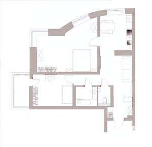 2-к квартира, вторичка, 69м2, 23/26 этаж