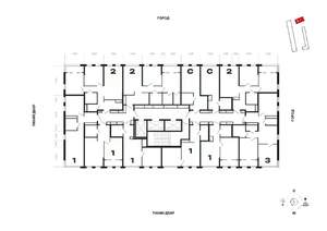 3-к квартира, вторичка, 63м2, 15/25 этаж
