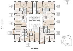 1-к квартира, строящийся дом, 45м2, 11/30 этаж