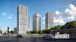 1-к квартира, строящийся дом, 46м2, 23/30 этаж