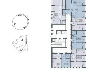 1-к квартира, вторичка, 31м2, 1/24 этаж