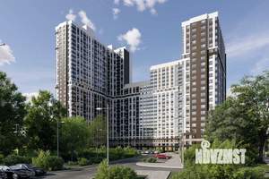 1-к квартира, строящийся дом, 43м2, 19/31 этаж