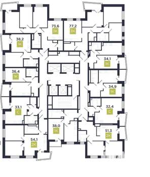 1-к квартира, вторичка, 35м2, 2/29 этаж