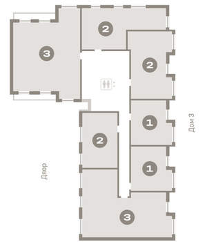 2-к квартира, вторичка, 81м2, 8/9 этаж