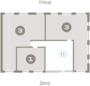 3-к квартира, вторичка, 82м2, 4/7 этаж
