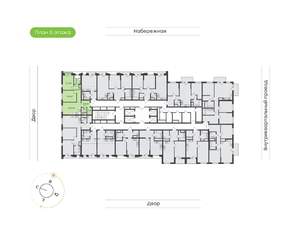 2-к квартира, вторичка, 57м2, 5/24 этаж