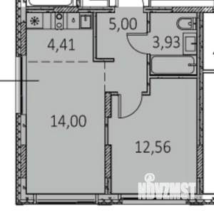 2-к квартира, вторичка, 40м2, 10/25 этаж