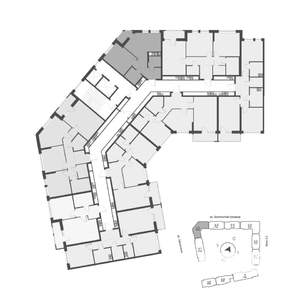 1-к квартира, вторичка, 41м2, 13/15 этаж