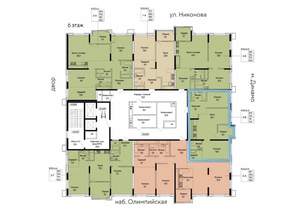 2-к квартира, вторичка, 74м2, 6/13 этаж