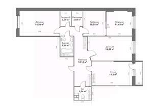 3-к квартира, вторичка, 111м2, 20/25 этаж