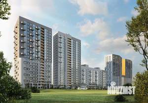 2-к квартира, строящийся дом, 56м2, 4/22 этаж
