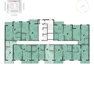 2-к квартира, вторичка, 51м2, 7/25 этаж