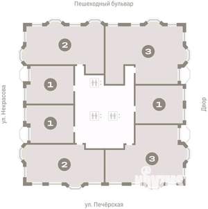3-к квартира, вторичка, 121м2, 16/24 этаж