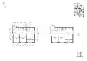 2-к квартира, вторичка, 66м2, 8/26 этаж