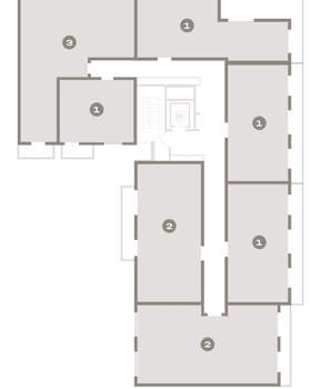 3-к квартира, вторичка, 87м2, 7/16 этаж
