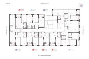 2-к квартира, строящийся дом, 61м2, 6/25 этаж