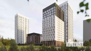 1-к квартира, вторичка, 55м2, 1/25 этаж