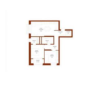 2-к квартира, вторичка, 75м2, 20/29 этаж