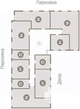 2-к квартира, вторичка, 63м2, 6/9 этаж