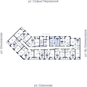 1-к квартира, вторичка, 38м2, 5/17 этаж