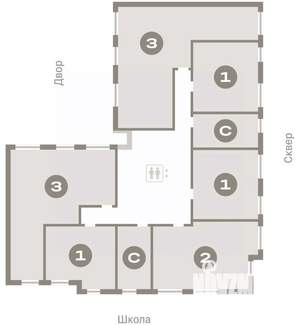 3-к квартира, вторичка, 87м2, 5/9 этаж