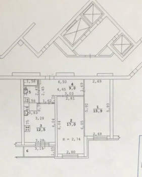 2-к квартира, вторичка, 59м2, 20/22 этаж